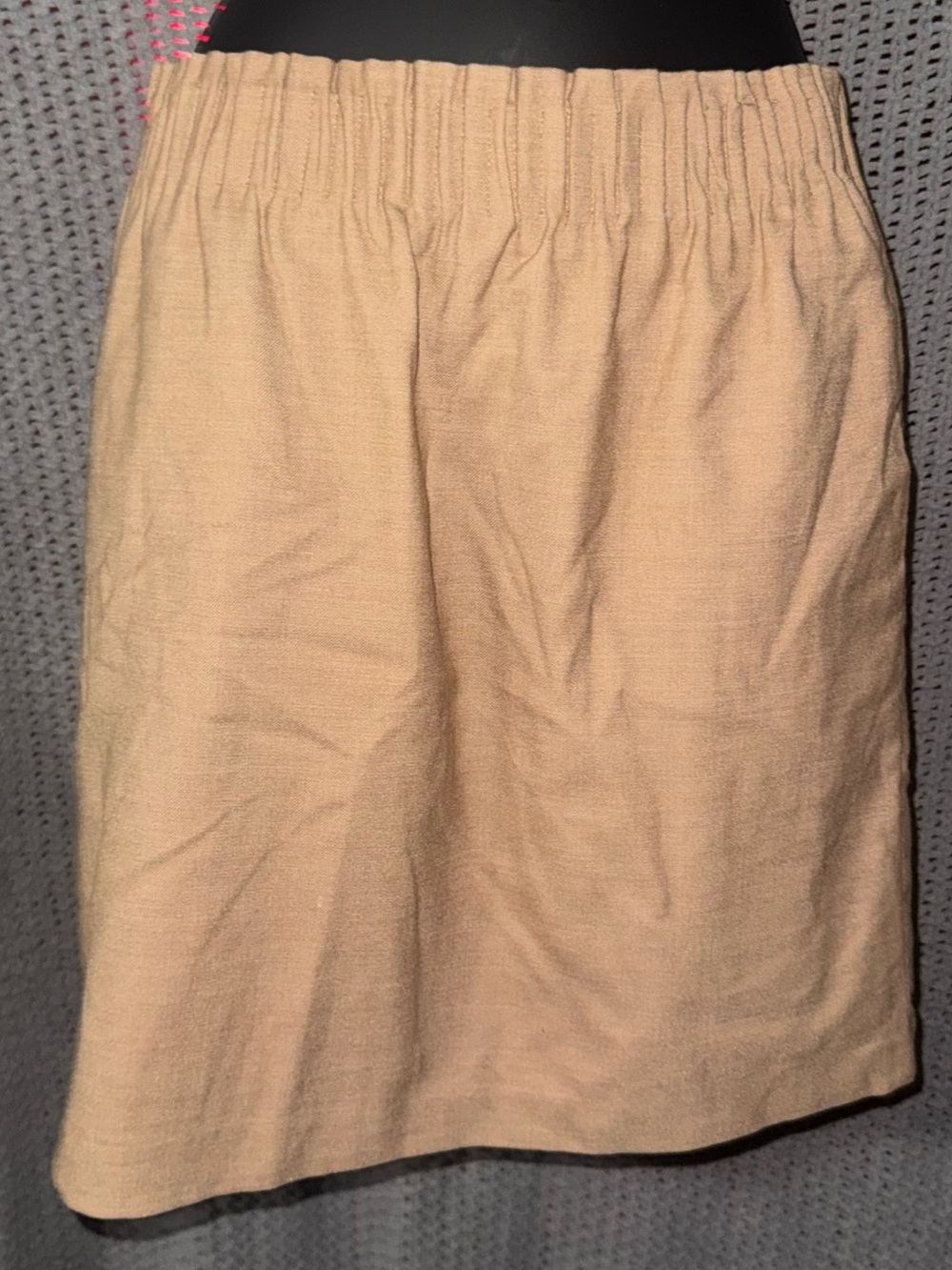 J Crew wool blend skirt tan beige brown size 4